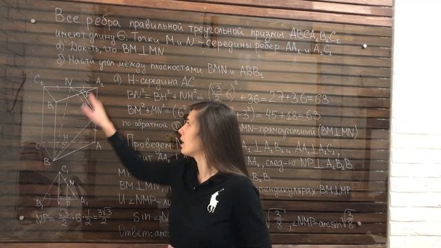 Стереометрия. Правильная призма. 14 задание ЕГЭ профиль смотреть онлайн