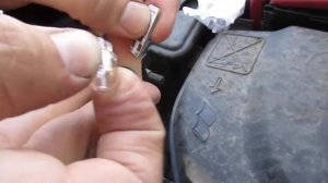 замена лампочки габаритных огней ситроен берлинго 2 2012 г. (пежо типпи)