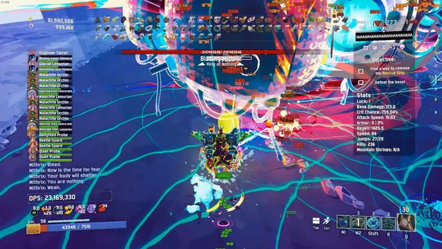 Round 101 Mithrix on Monsoon (Risk of Rain 2) смотреть онлайн