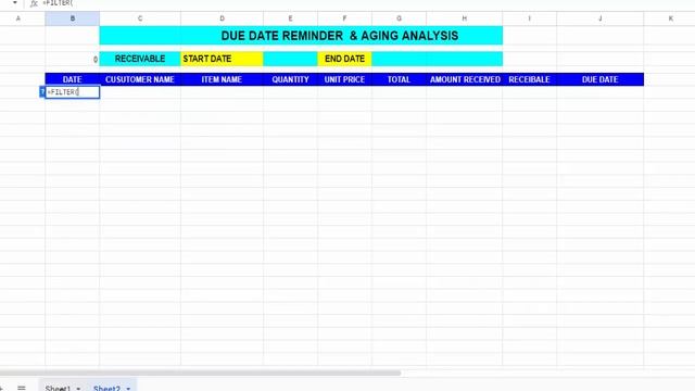 Fully Automatic Due date Reminder of Account Receivable & Aging analysis in Excel [learning center смотреть онлайн