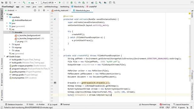Add Image in the PDF | iText 7 Android tutorial | iText 7 Tutorial for Java and Android смотреть онлайн