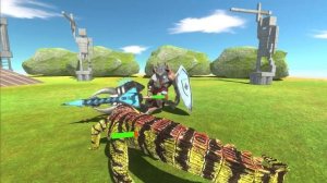 Crocodile of Evolution VS Minotaur of Evolution - Animal Revolt Battle Simulator