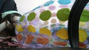 Надуваю воздушные шары и пляжный мяч 107 см|Balloons and beach ball inflation