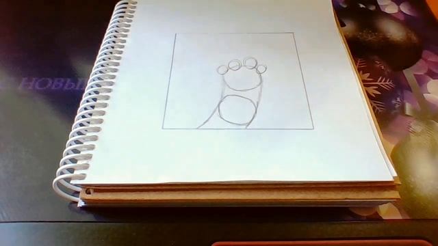 идеи для скетчбука / рисуем лапку котика смотреть онлайн