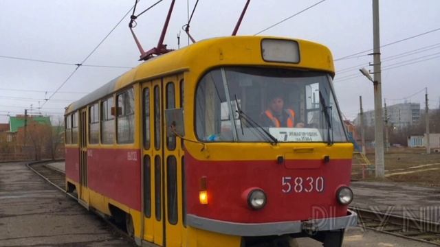 Хронология вагонов 5830-5831. Татра Т3SU. Волгоградские трамваи???. Play Nik.