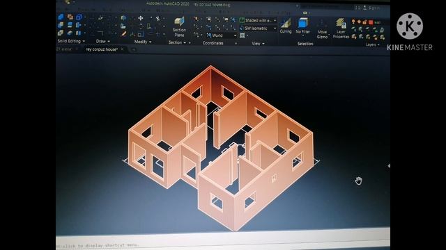 Floor area - 85sq.m.3d house plan design in Autocad. смотреть онлайн