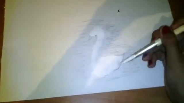 Как нарисовать лебедя? смотреть онлайн