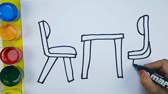 Bolalar uchun stol va stul rasmini chizish смотреть онлайн