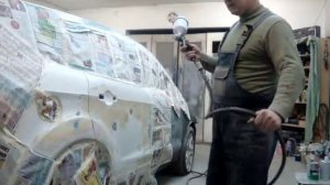 как нанести жидкую шпаклёвку