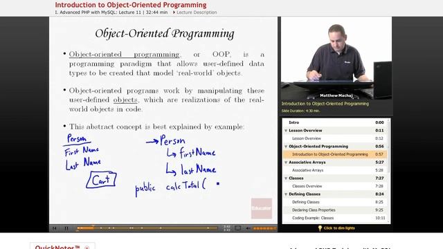 PHP with MySQL: Object Oriented Programming смотреть онлайн