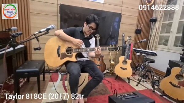 Review 4 đàn guitar: Taylor 814CE, Taylor 818CE, Taylor 814CE, Taylor K26CE - 0914622888 [18/4/2023