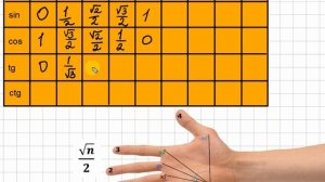 Как можно запомнить всю тригонометрическую таблицу