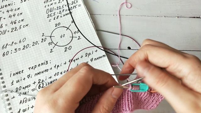 Комбинезон спицами для новорожденного, 1 часть/Жаңа туылған нәрестеге арналған комбинезон, 1 бөлім