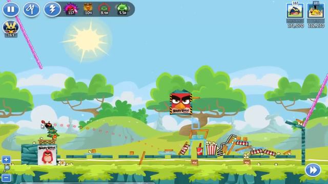 Angry Birds Friends Tournament Week 203 Level 2 | power up HighScore ( 214.410 k ) смотреть онлайн
