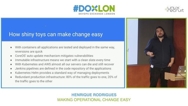 Making operational change easy: Reevoo's move to containers using Kubernetes, Helm and Jenkins смотреть онлайн