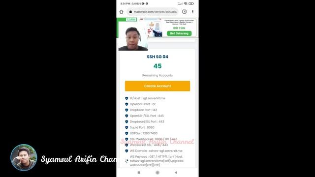 Free SSH VIP Aktif 30 Hari смотреть онлайн