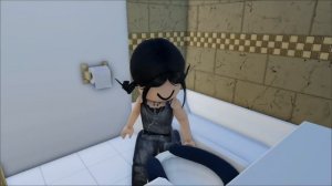 When you do a poop and its not in the toilet ? || Roblox Animations