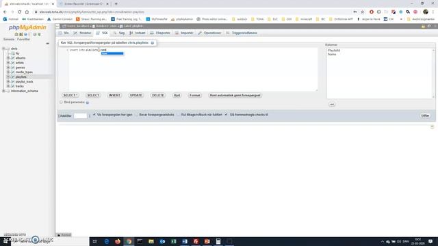 Database SQL insert into смотреть онлайн
