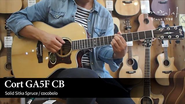 [우리악기사] Cort GA5F CB/Cort guitar/콜트기타/콜트/GA5F смотреть онлайн