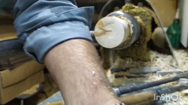 Чашка наоборот(поперёк волокон)