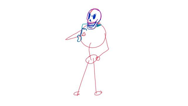 how to draw Papyrus from undertale смотреть онлайн