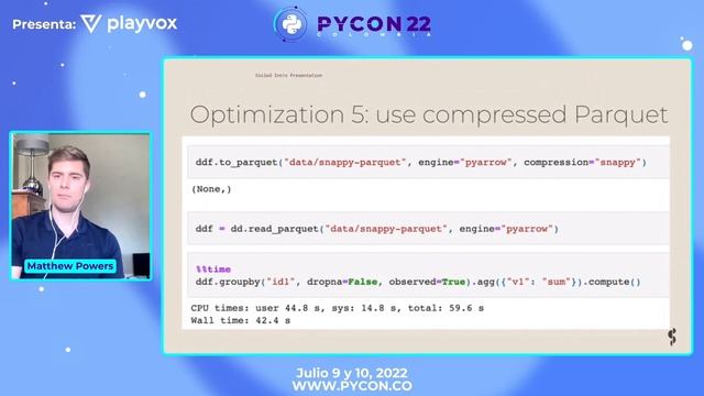 Matthew Powers - Scaling pandas with Dask using parallel and distributed computing смотреть онлайн