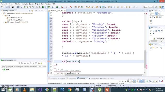 Introduction To Java Programming Exercise 5 28b смотреть онлайн