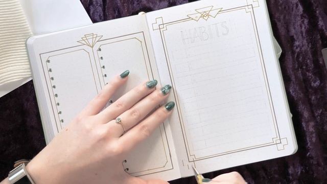 Plan With Me: June 2021 Art Deco Bullet Journal Set Up смотреть онлайн