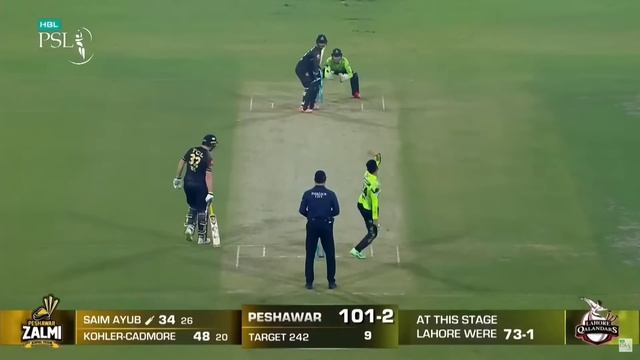 Saim Ayub At His Very Best | Lahore Qalandars vs Peshawar Zalmi | Match 15 | HBL PSL 8 | MI2A смотреть онлайн
