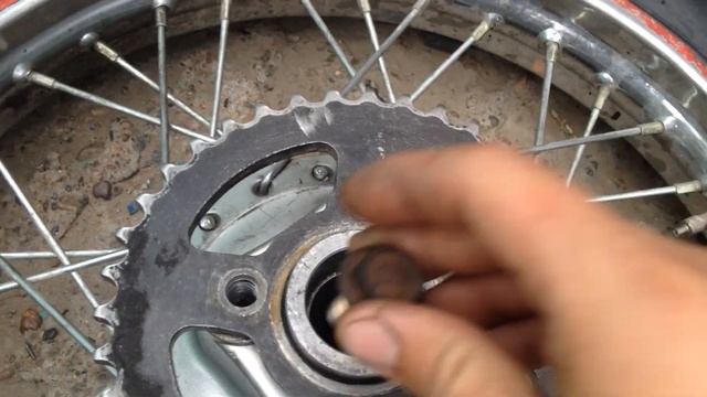 Переделка заднего колеса на Racer