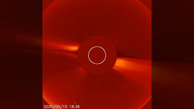 Солнечный ветер (2020-05, Май, monthly time-lapse of the solar wind) смотреть онлайн