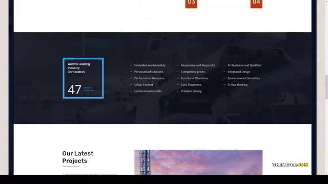 Haneda Industry WordPress Theme смотреть онлайн