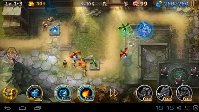 Android Games - Lair Defense Dungeon LV:01 STG:01-04 смотреть онлайн