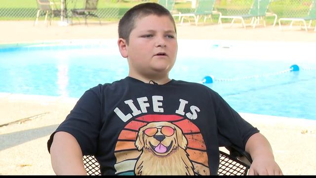 10-year-old Marion County boy honored for rescuing child from pool смотреть онлайн