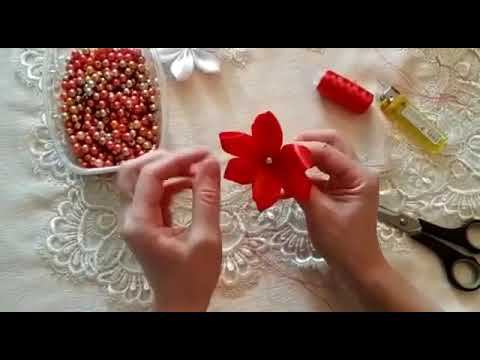 Мастер-класс по изготовлению заколки девочки. смотреть онлайн
