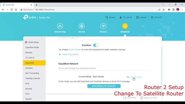 TPLink Setup Archer C64 Version 1.0 / Easymesh / Speed Test смотреть онлайн