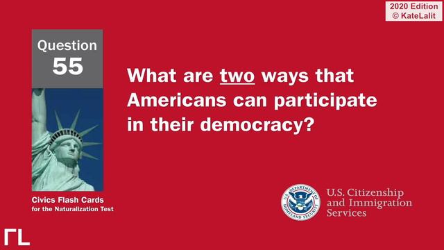 US Citizenship Naturalization Test 2020 (OFFICIAL 100 TEST QUESTIONS & ANSWERS) смотреть онлайн