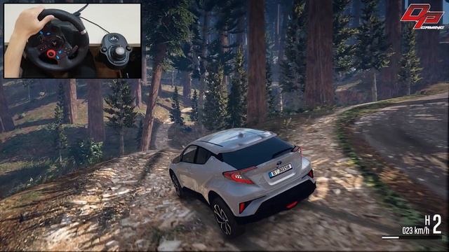 GTA 5 Toyota C-HR | Realistic Offroading - Grand Theft Auto V - Logitech g29 gameplay смотреть онлайн