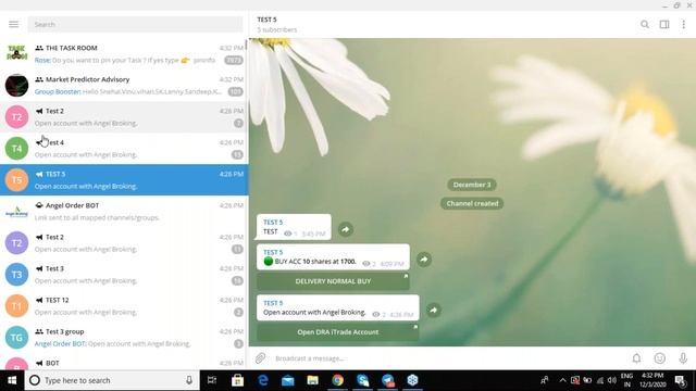 Angel Telegram Bots Advisory Service ( Using API ) смотреть онлайн