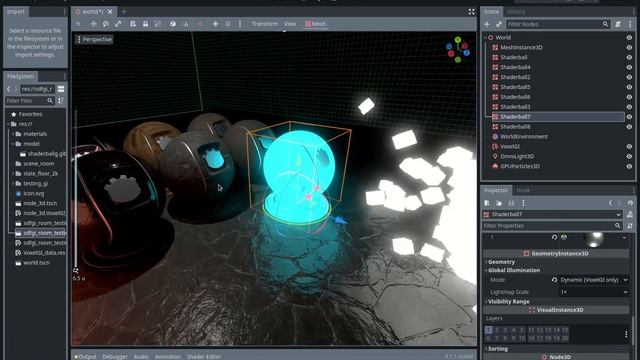 Godot 4 How to use VoxelGI and Dynamic Mode for Real Time Reflection смотреть онлайн