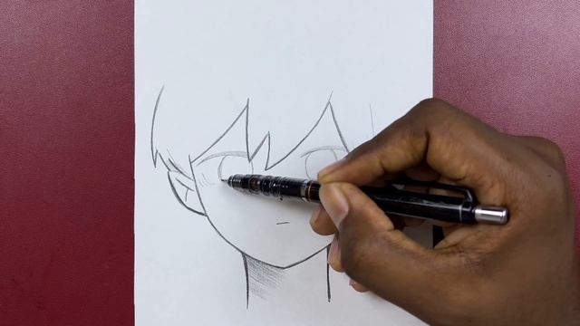 Easy sketch drawing | how to draw cute anime boy with easy steps смотреть онлайн
