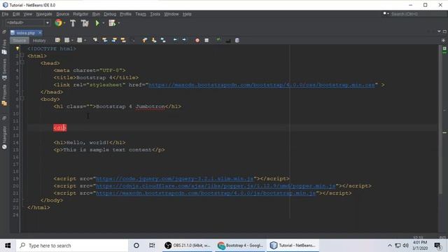 Extra attention of your content in site Bootstrap 4 смотреть онлайн