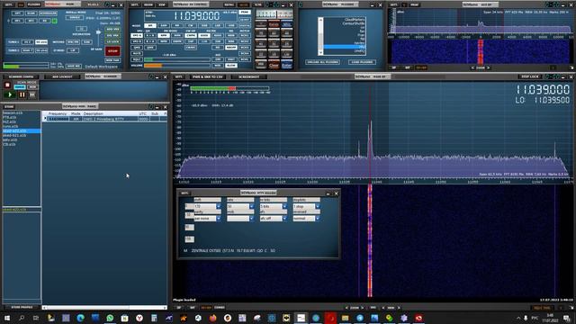 SDRuno RTTY Decoder - DWD 2 Pinneberg RTTY 11039 KHz Weather Radio