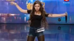 Девушка жжет  Украина мае талант  Ukraina imeet talant Sezon 5