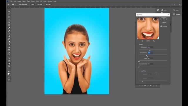 how to create Cartoon effect in photoshop | Turn Photos into Cartoon Effect - Photoshop Tutorial смотреть онлайн