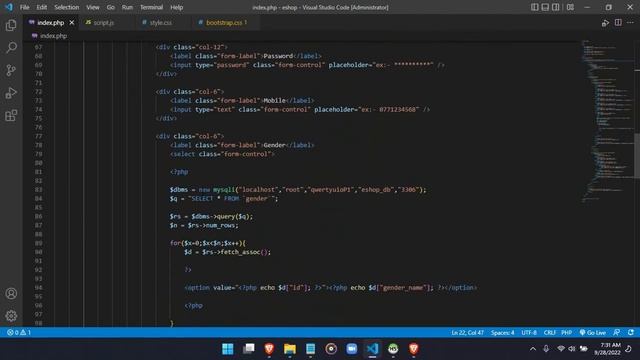 Designing a responsive user sign in and sign up page using HTML, CSS, JavaScript and Bootstrap. смотреть онлайн