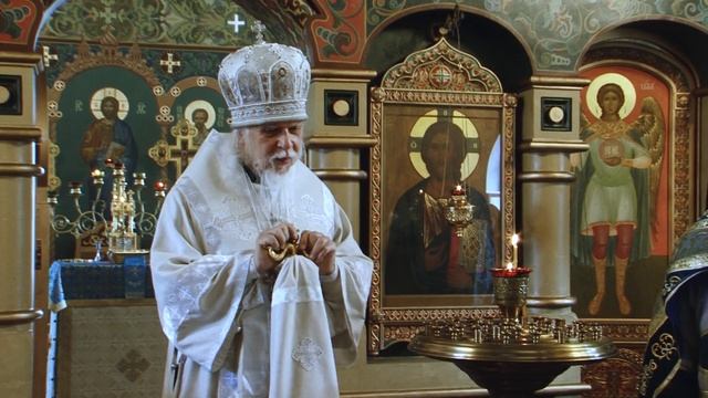 Слово еп. Верейского Пантелеимона (Шатова) на освящение храма Святителя Алексия Московского. смотреть онлайн