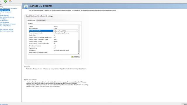 Nvidia control panel best settings for gaming смотреть онлайн