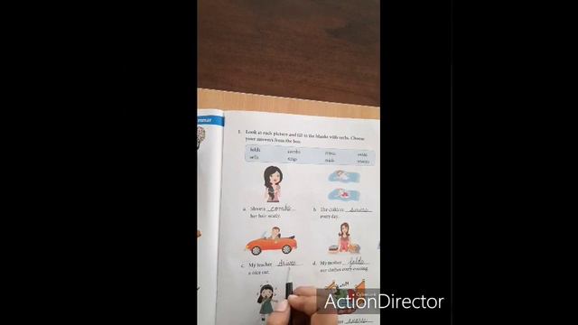 Class 2 : English Grammar (Worksheet 5- Verbs) смотреть онлайн