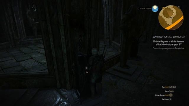 Witcher 3 : the Wild Hunt; Cat School Gear under Temple Isle смотреть онлайн